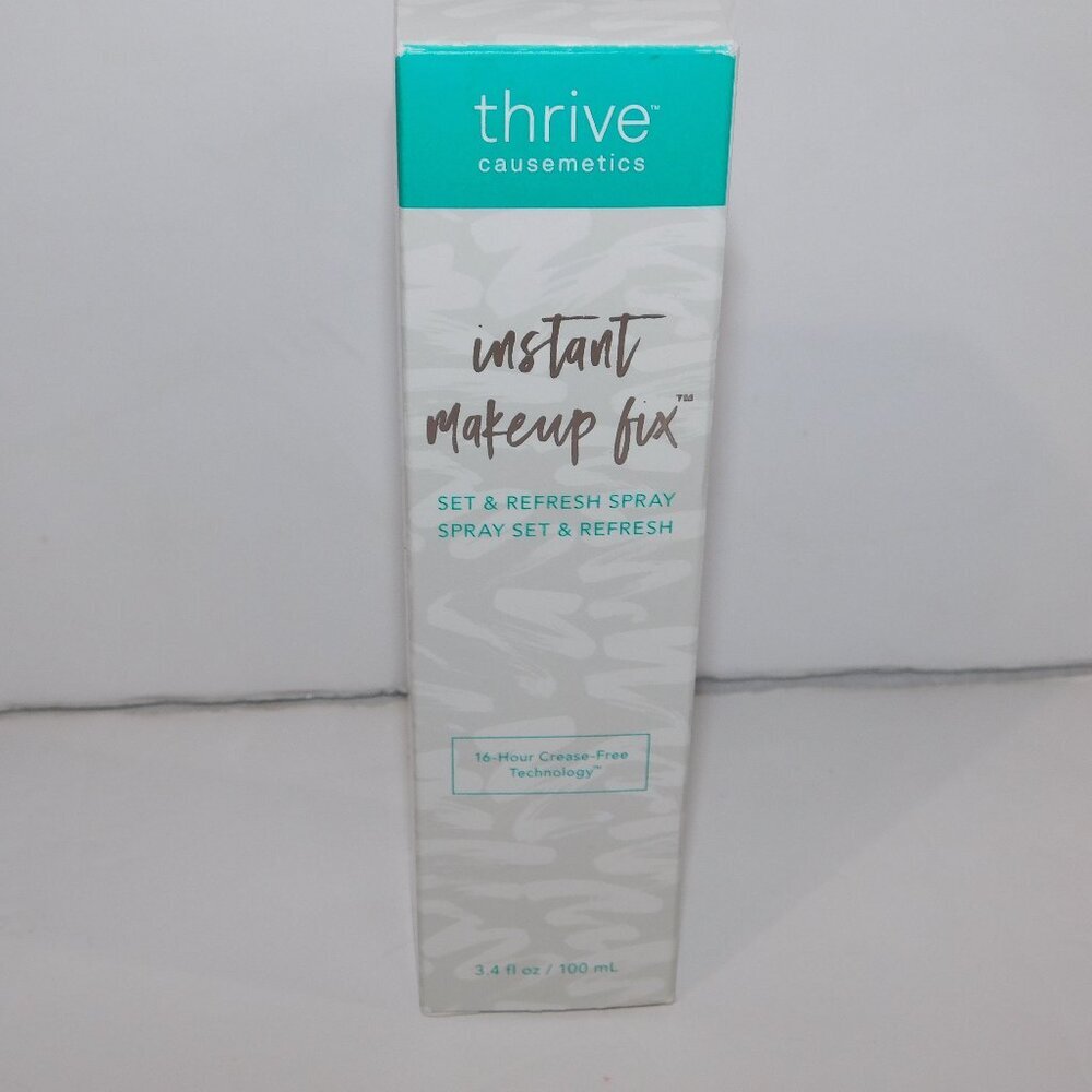 Thrive Causemetics Instant Makeup Fix Set & Refresh Spray 100 ml / 3.4 oz NEW